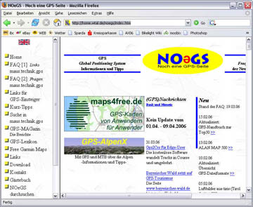 noch eine gps seite