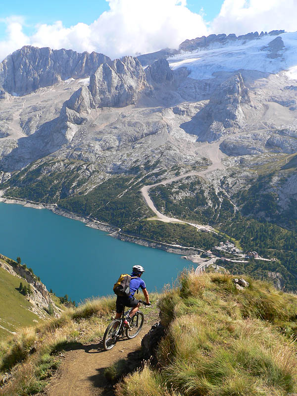 Blick auf den Lago di Fedaia