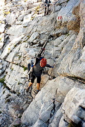 "Abfahrt" zum Pragser Wildsee